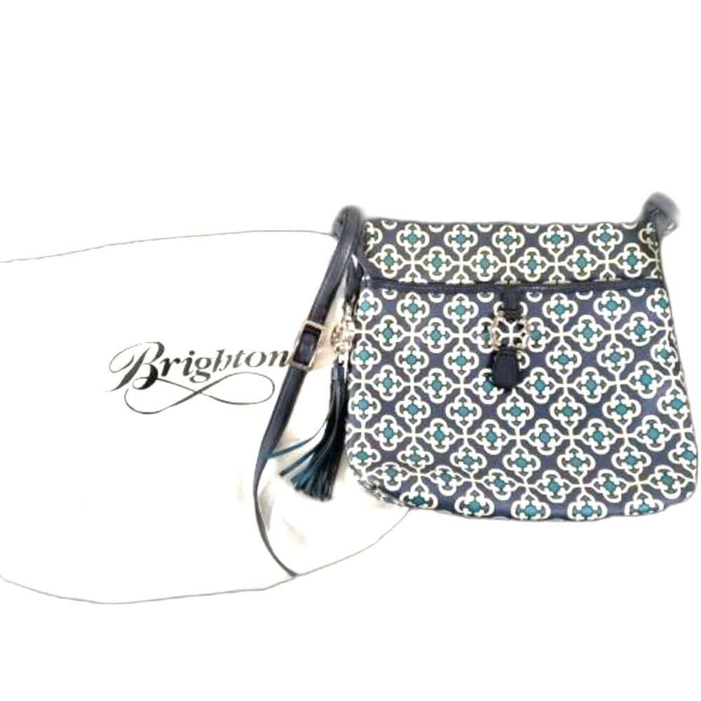 Brighton Arceli Print Crossbody Bag - EUC